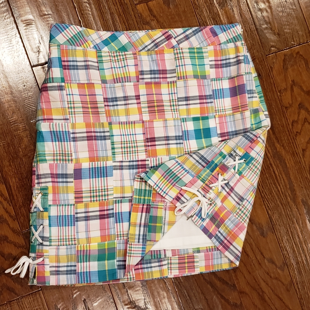 Talbots Petites Plaid Patchwork Spring/Summer Col… - image 1